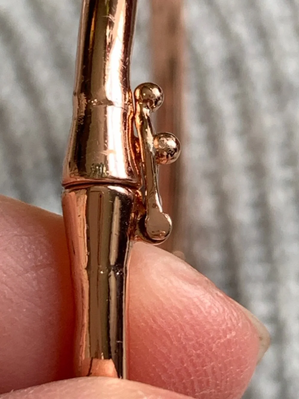 Kate Spade New York Rose Gold Star Charm Bangle Bracelet - Picture 3 of 7